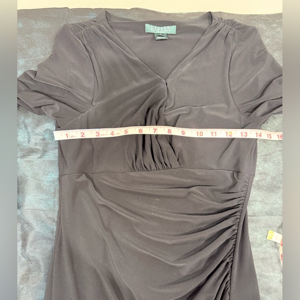 🔥Ralph Lauren Women’s Elegant Black Dress Size 6 EC🔥 - Picture 4 of 5